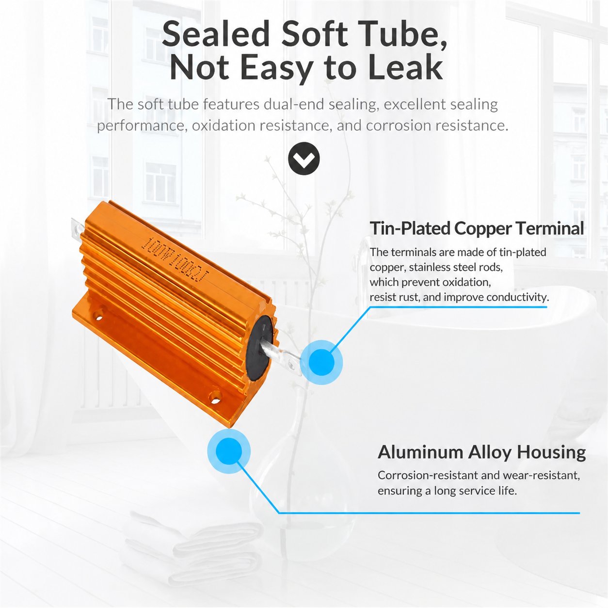 Sealed sleeves resist leakage