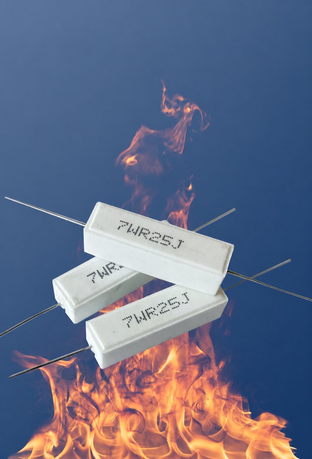 Excellent heat resistance, low resistance TCR