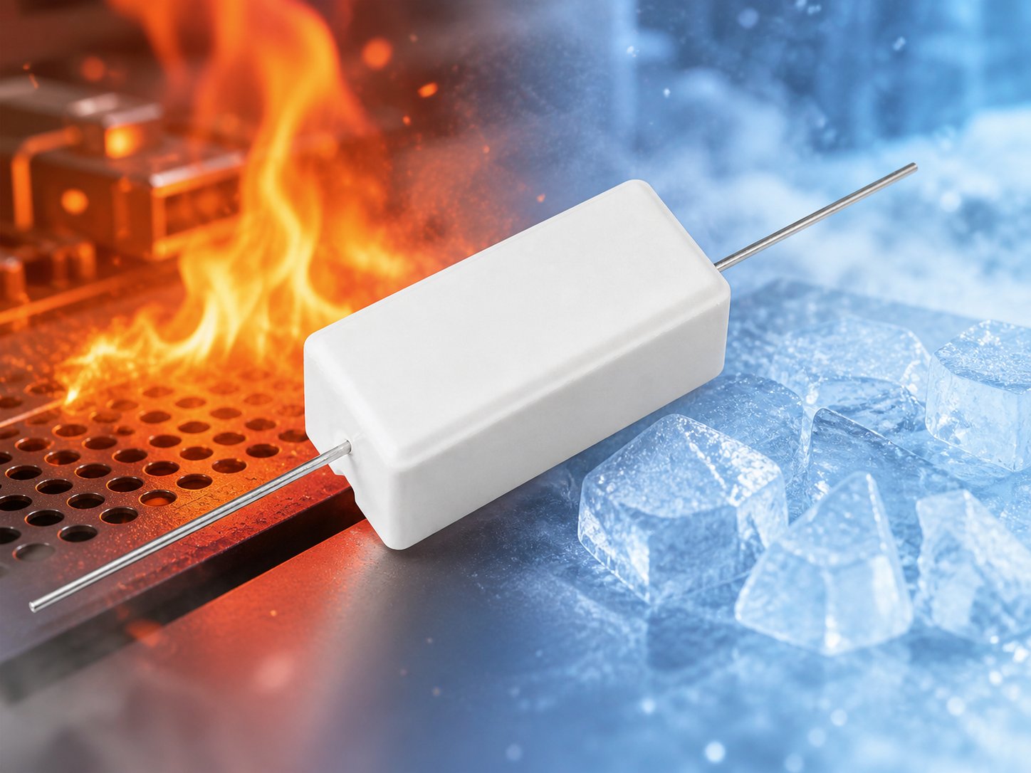 Excellent heat resistance, low resistance TCR
