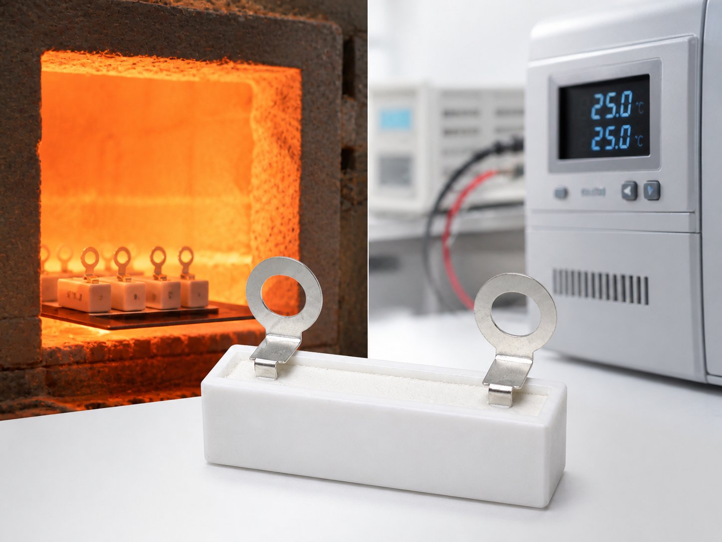 Good heat resistance, low resistance TCR