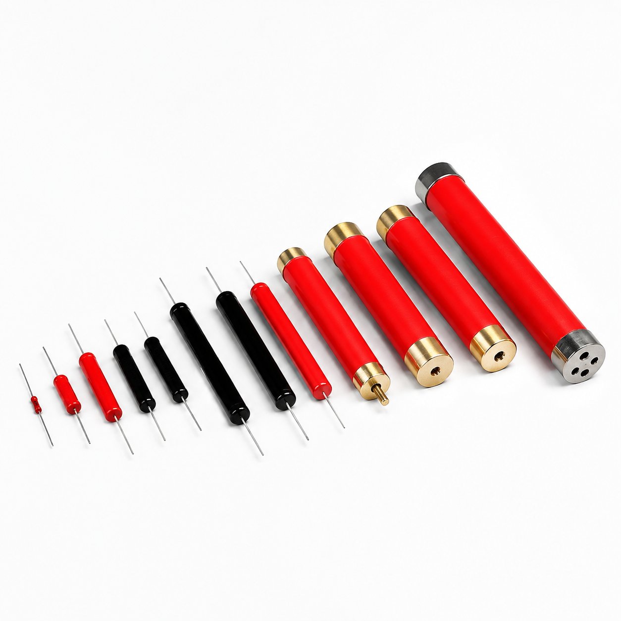 Cylindrical Glass Glaze High-Voltage Resistor — detail 3